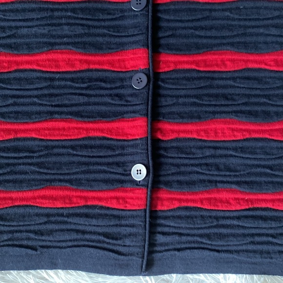 Women’s Rodier ribbed warm horizontal stripes formal casual jacket , size L - Picture 8 of 13